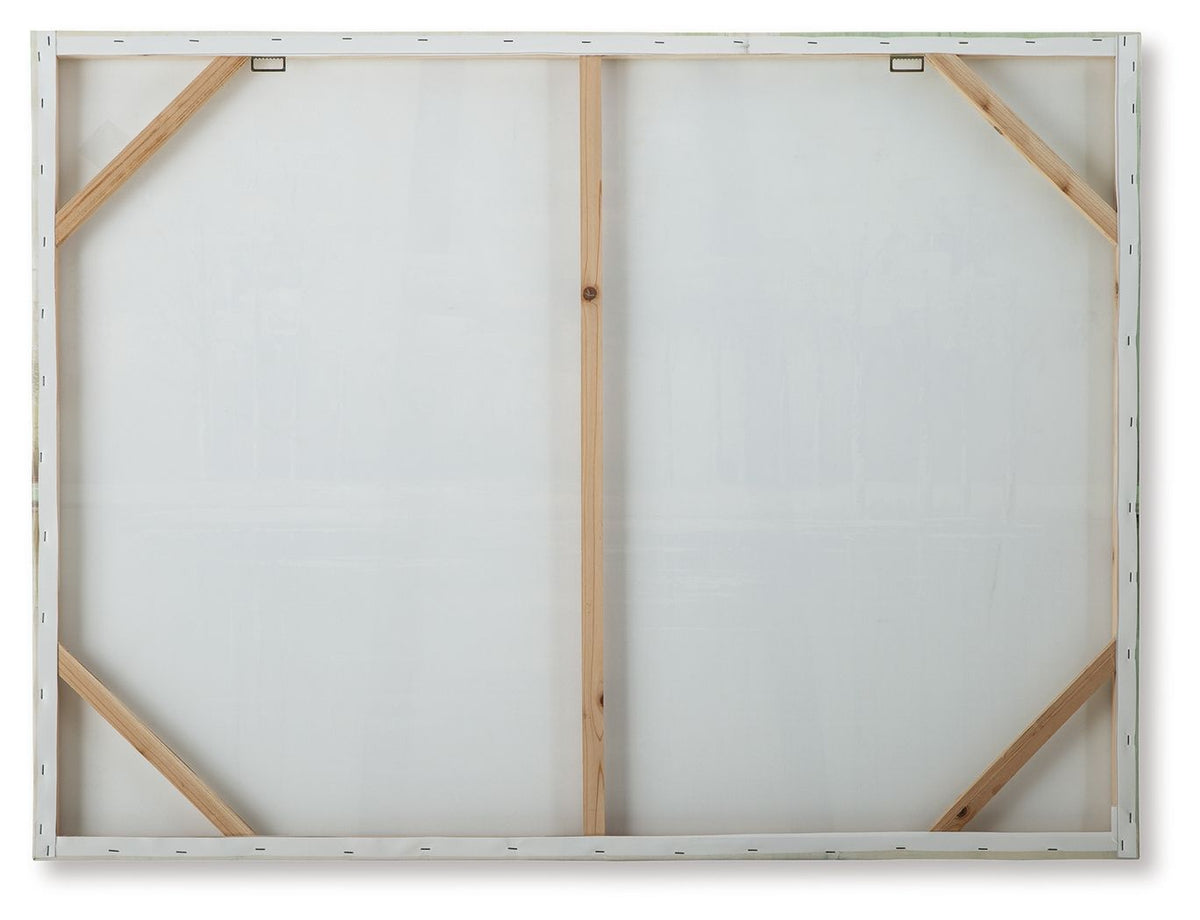 Garlenridge - Wall Art - Green / Tan / White by Ashley – view 4