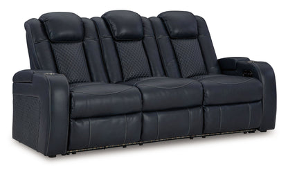 Fyne-dyme - Power Reclining Sofa With Adj Headrest by Ashley – view 2