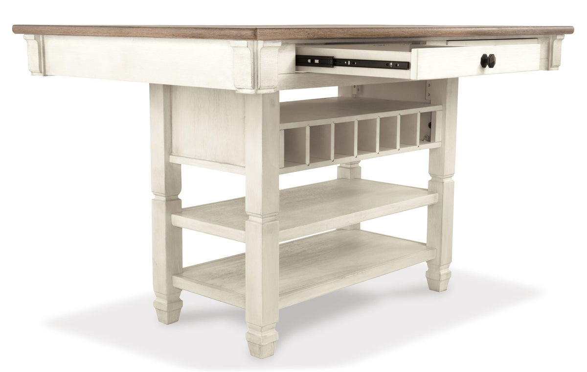 Bolanburg - Rectangular Dining Room Counter Table - Beige by Ashley – view 3