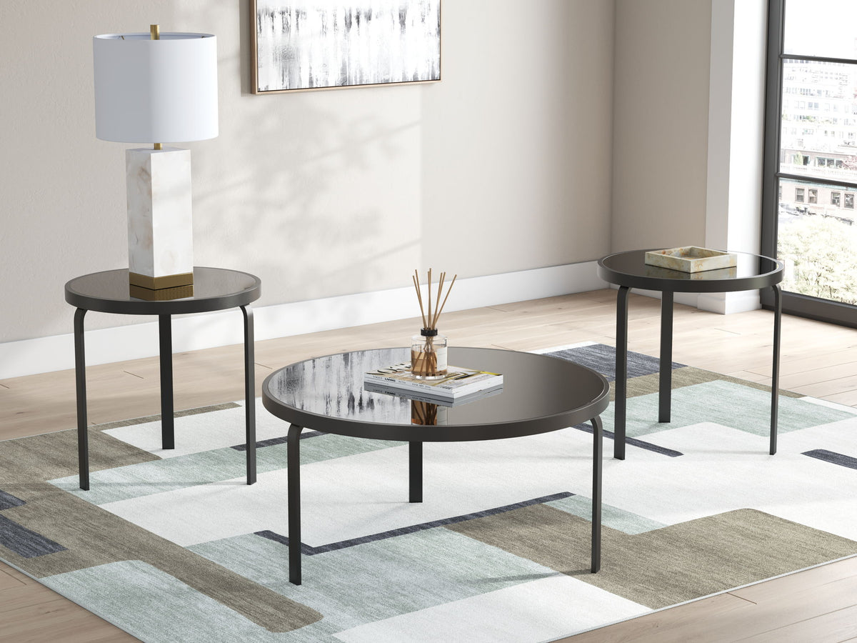 Dorylin - Occasional Table Set (Set of 3) - Black by Ashley – view 3