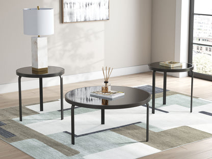 Dorylin - Occasional Table Set (Set of 3) - Black by Ashley – view 3
