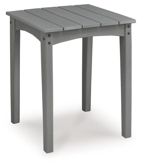 Cove Beach - Square End Table - Gray by Ashley – End Tables