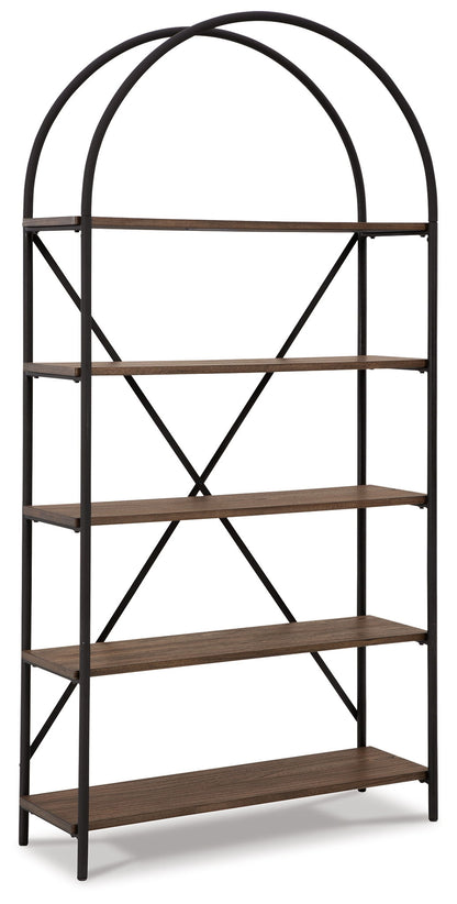Galtbury - Bookcase - Brown / Black by Ashley – Etageres