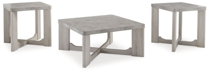Garnilly - Occasional Table Set (Set of 3) - Whitewash by Ashley – Table Sets