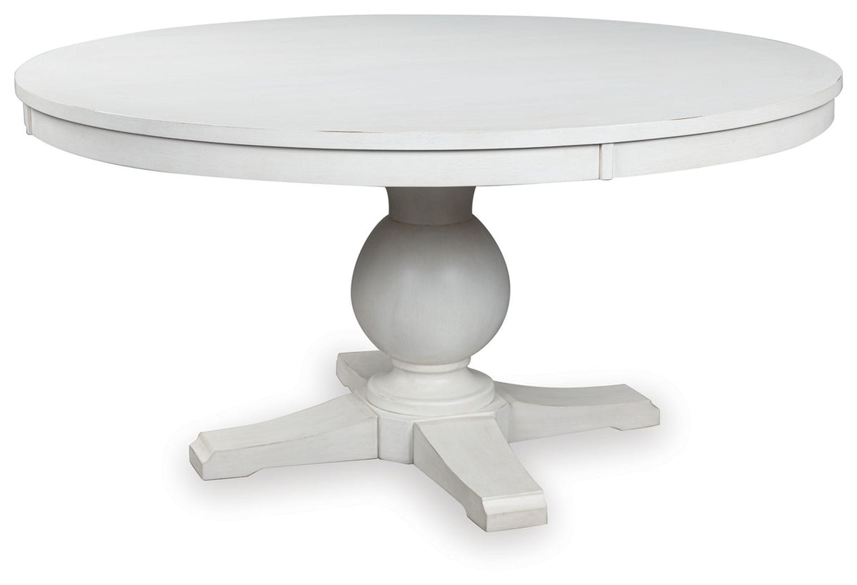 Greddinton - Dining Table - White by Ashley – Dining Tables
