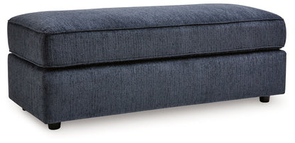 Albar Place - Oversized Accent Ottoman - Cobalt by Ashley – Accent Ottomans
