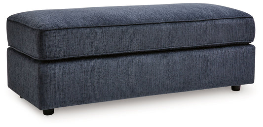 Albar Place - Oversized Accent Ottoman - Cobalt by Ashley – Accent Ottomans