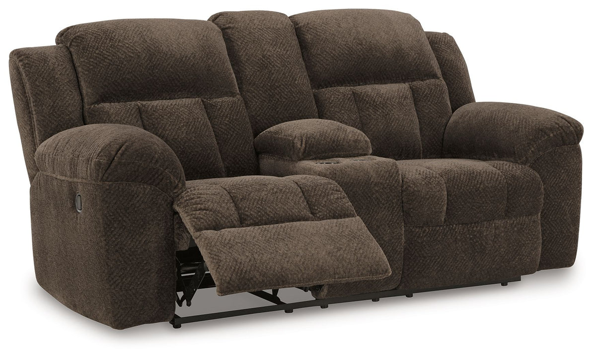 Frohn - Dbl Reclining Loveseat With Console by Ashley – view 7