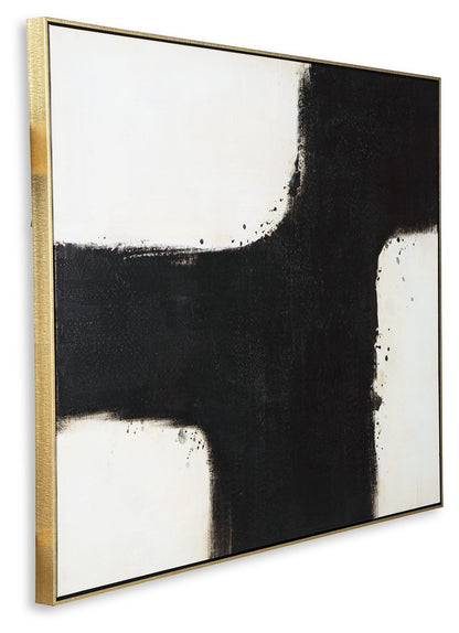 Reighlea - Wall Art - Black / White by Ashley – view 3