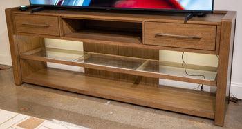 Marxmore - Extra Large TV Stand - Brown by Ashley – TV Stands