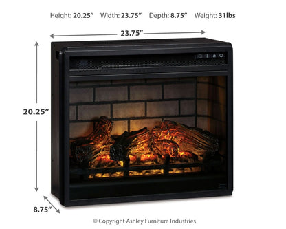 Entertainment Accessories - Fireplace Insert Infrared by Ashley – view 7