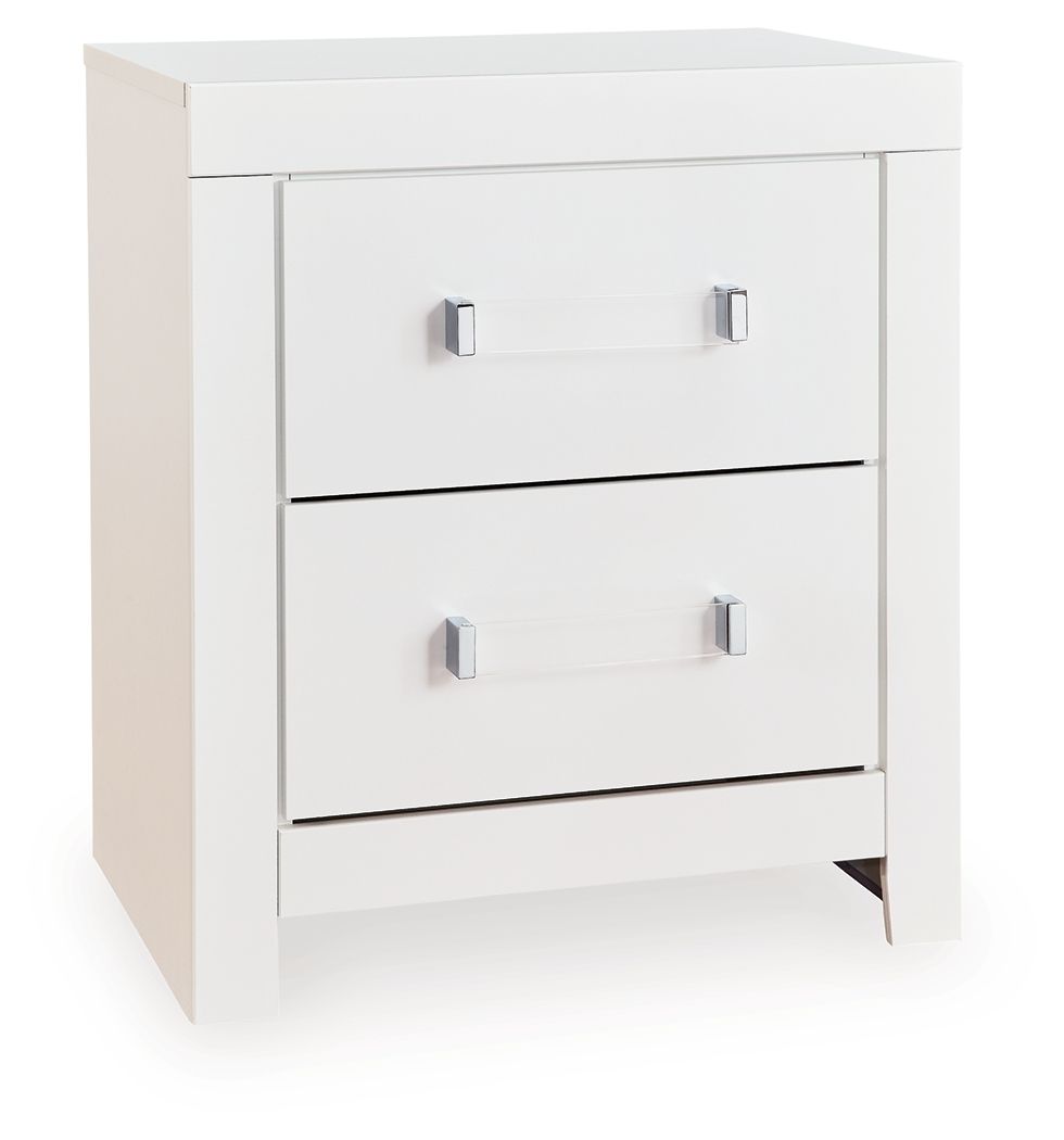Maeling - Two Drawer Night Stand by Ashley – view 2