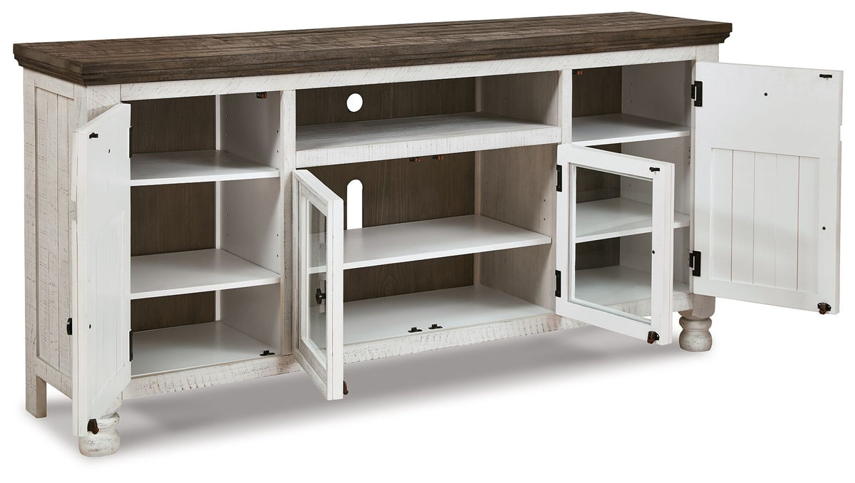 Havalance - Extra Large TV Stand - 4 Doors - Brown / Beige by Ashley – view 4