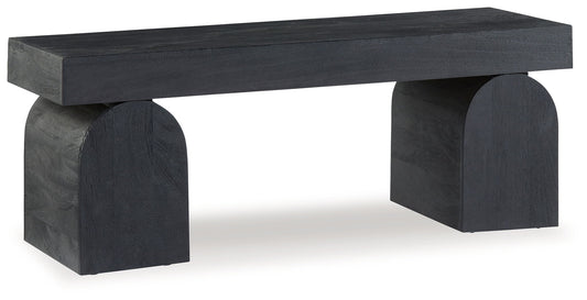 HoLGrove - Accent Bench - Black by Ashley – Accent Benches