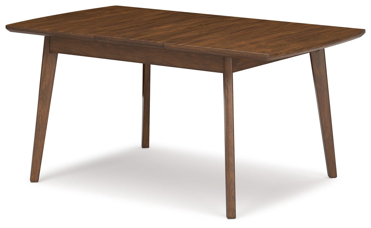 Lyncott - Rectangular Dining Room Butterfly Extension Table - Brown by Ashley – view 4