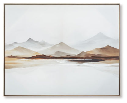 Karalen - Wall Art - White / Gray / Brown by Ashley – Canvas Art