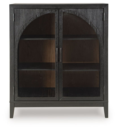 Armenleigh - Bar Cabinet - Black / Brown by Ashley – view 4