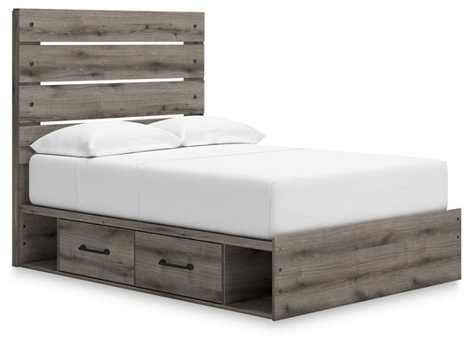 Graystorm - Panel Storage Bed by Ashley – Storage Beds