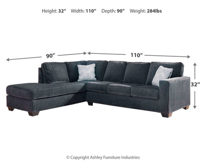 Altari - 2 Piece Sleeper Sectional by Ashley – view 15
