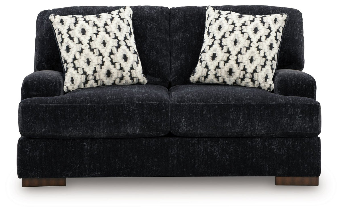 Whitmore Manor - Loveseat - Black Pearl – view 4