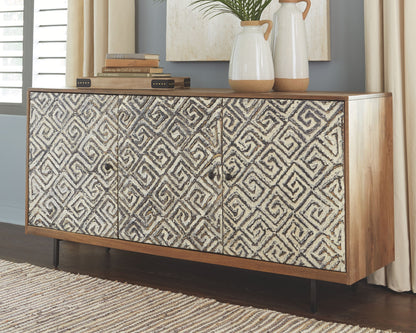 Kerrings - Accent Cabinet - Brown / Black / White by Ashley – view 4