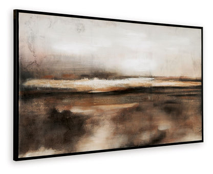 Drewland - Wall Art - Black / Brown / Orange by Ashley – Framed Prints