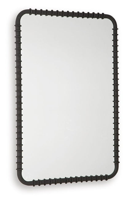 Judlow - Accent Mirror - Black by Ashley – view 4