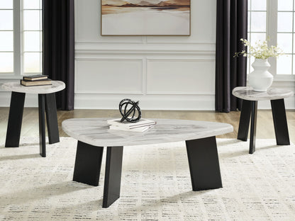 Lilyberg - Occasional Table Set (Set of 3) - Gray / Black by Ashley – view 4