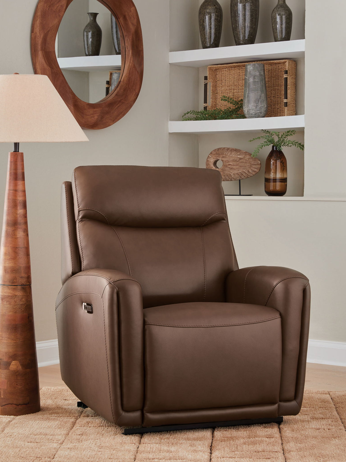 Pincara - Power AutoGlide Recliner With Audio System - Umber by Ashley – view 3