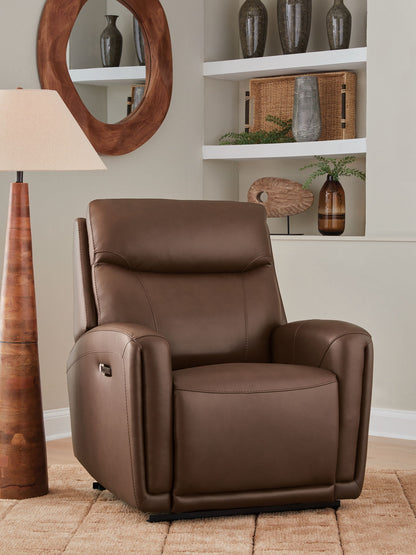 Pincara - Power AutoGlide Recliner With Audio System - Umber by Ashley – view 3