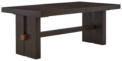 Burkhaus - Rectangular Dining Room Extension Table - Dark Brown by Ashley – view 3