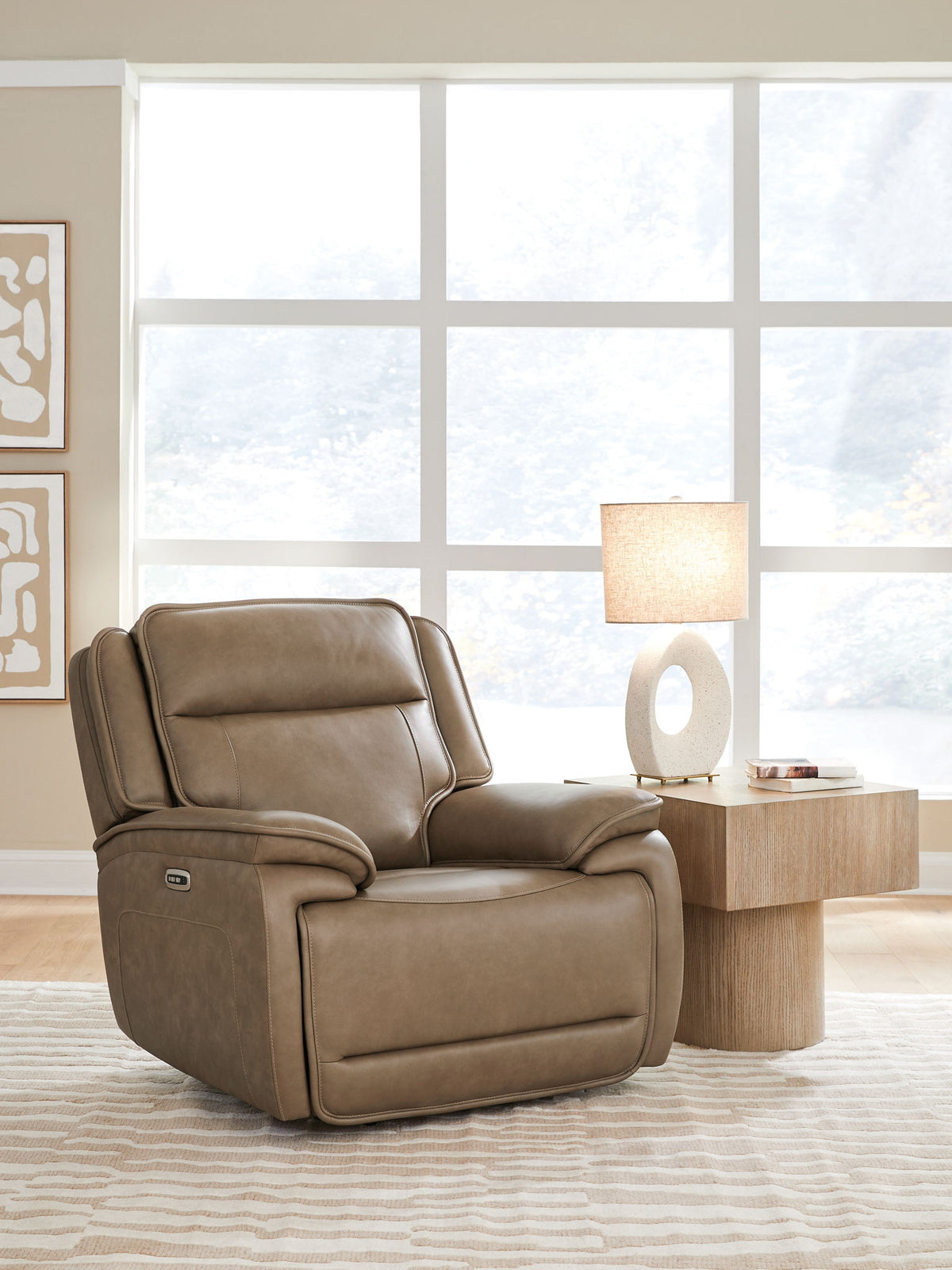 Glencroft - Power Recliner / Adjustable Headrest - Sahara by Ashley – view 4