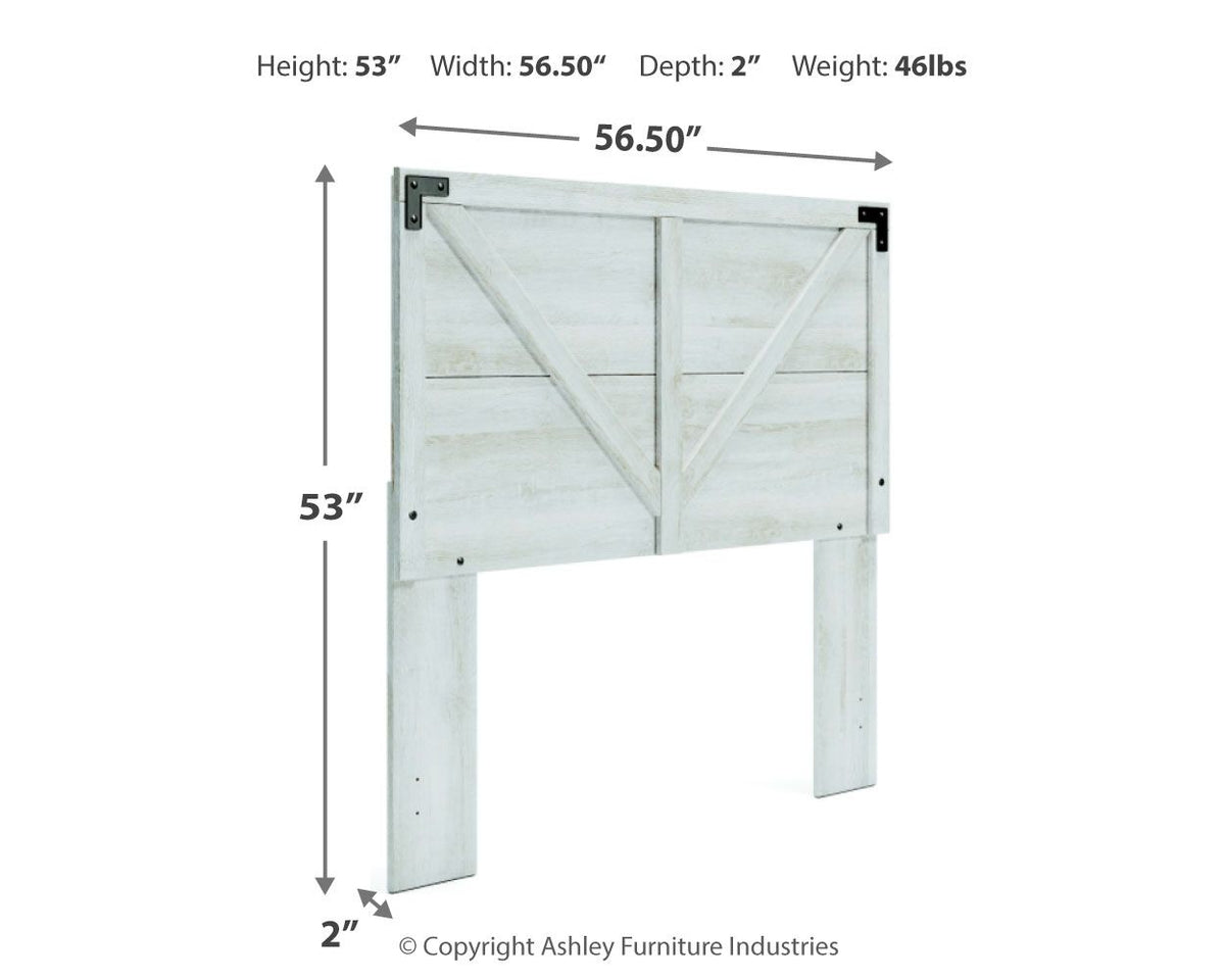 Shawburn - Crossbuck Panel Headboard by Ashley – view 4