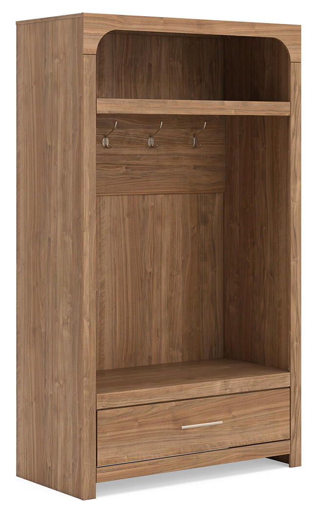 Dovander - Hall Tree With Storage Bench - Brown by Ashley – Hall Trees