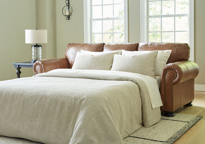 Carianna - Queen Sofa Sleeper - Caramel by Ashley – view 4