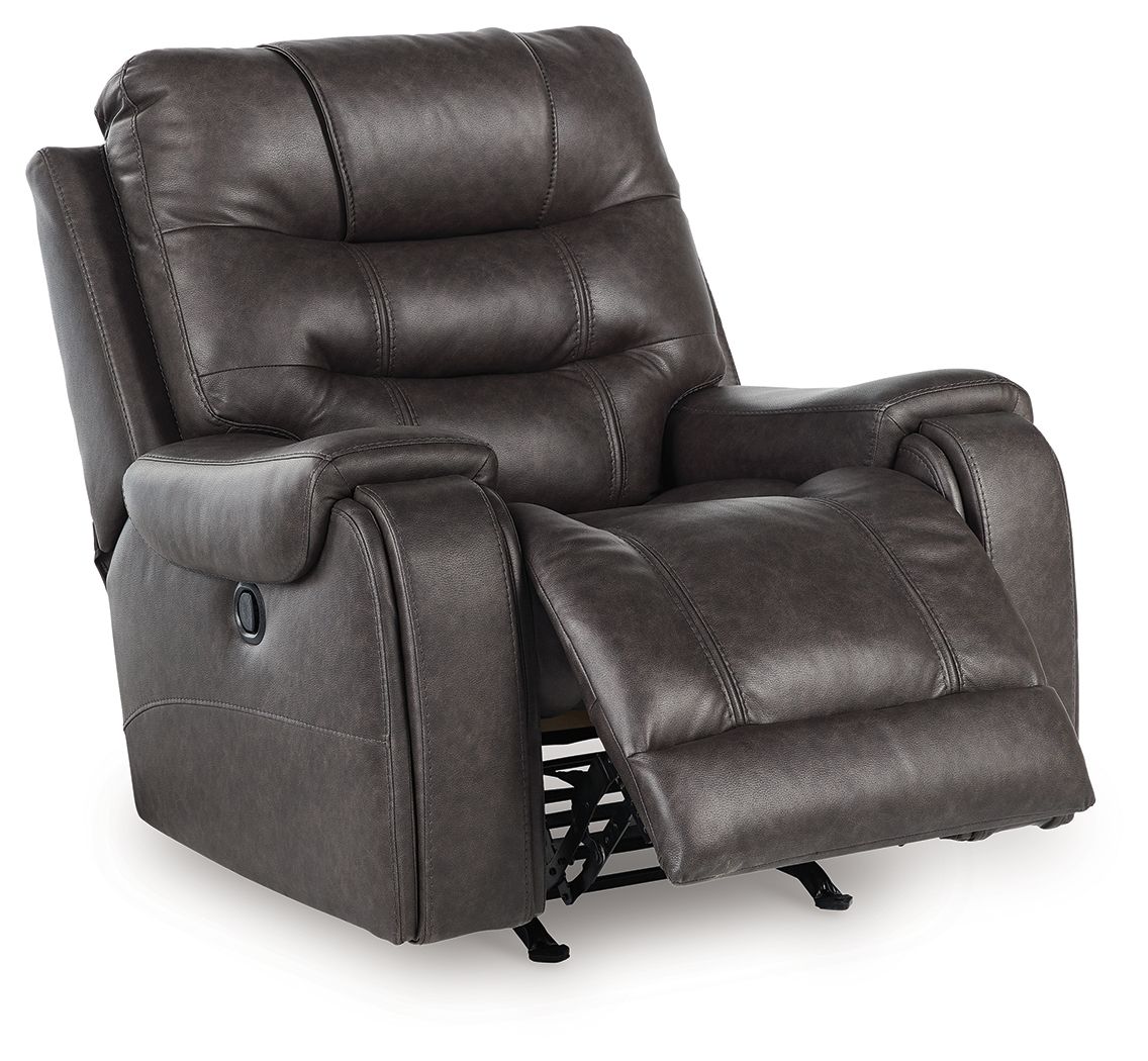 Femley - Rocker Recliner - Smoke by Ashley – view 4