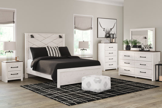 Gerridan - Panel Bedroom Set With Sconces by Ashley – 6 Piece Bedroom Sets