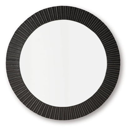 Ozias - Accent Mirror - Black by Ashley – Accent Mirrors
