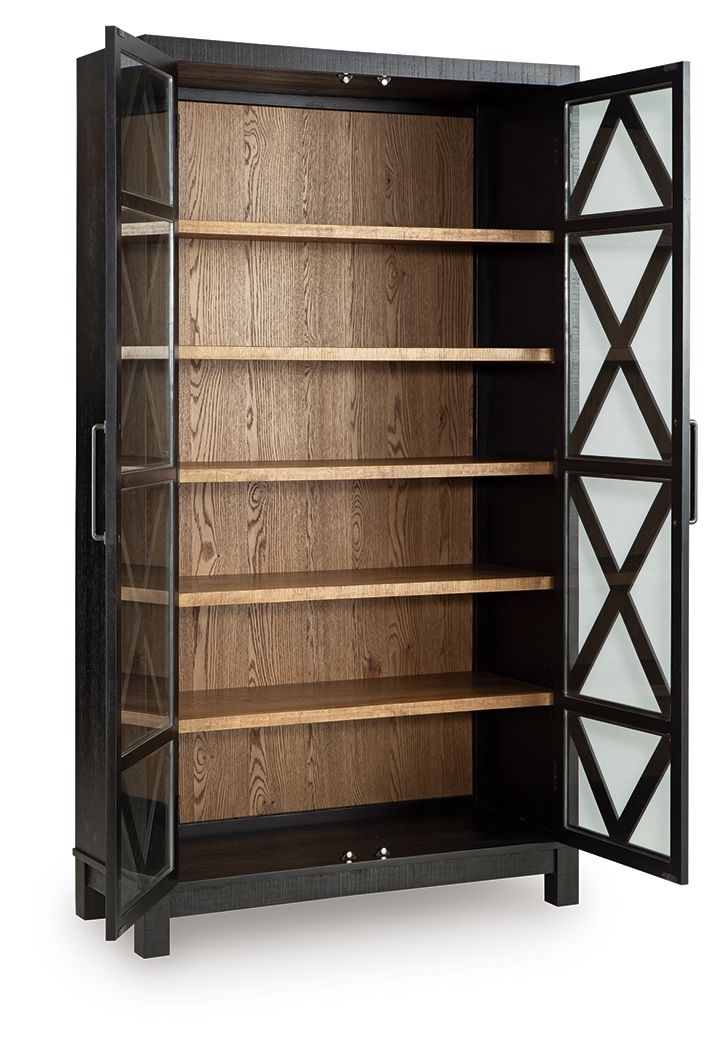 Christop - Accent Cabinet - Black / Brown by Ashley – view 4