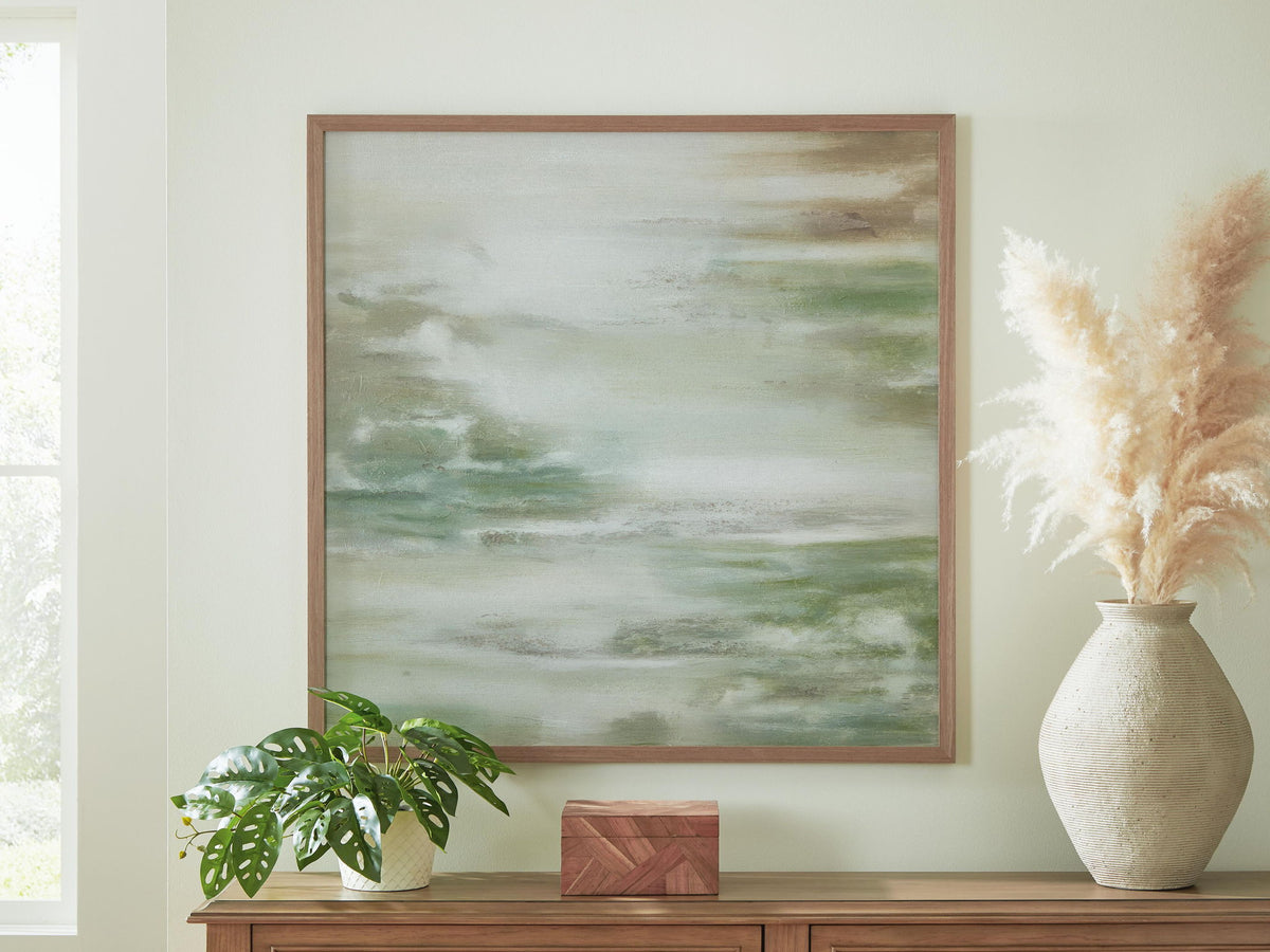 Daybourne - Wall Art - Green / Brown / White by Ashley – view 4
