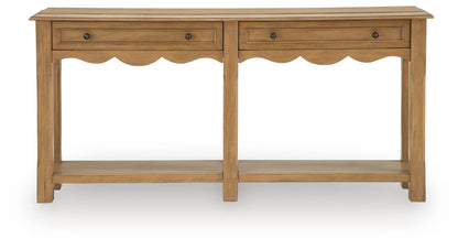 Whitmund - Console Sofa Table - Light Brown by Ashley – view 3