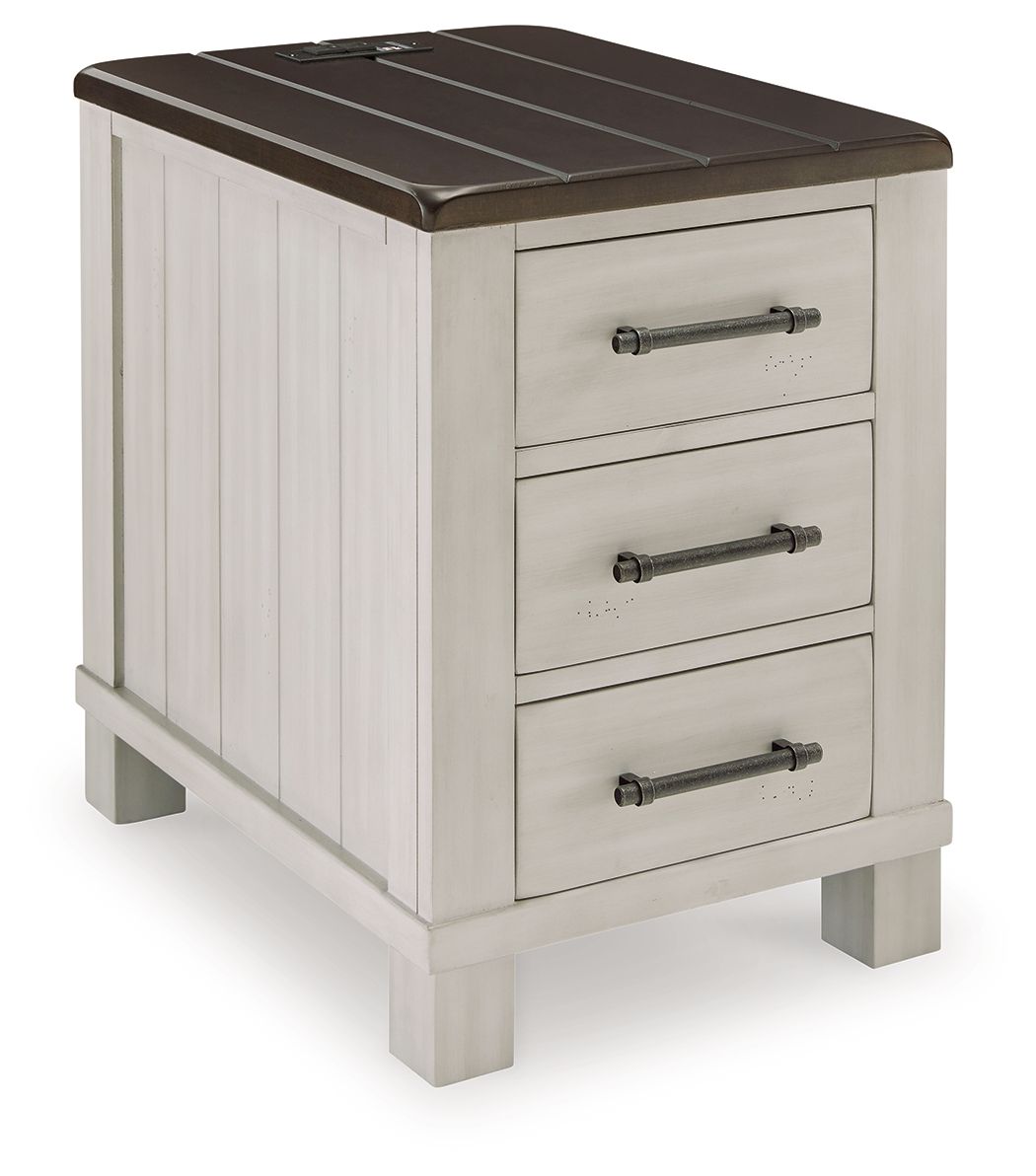 Darborn - Chair Side End Table - Gray / Brown by Ashley – End Tables