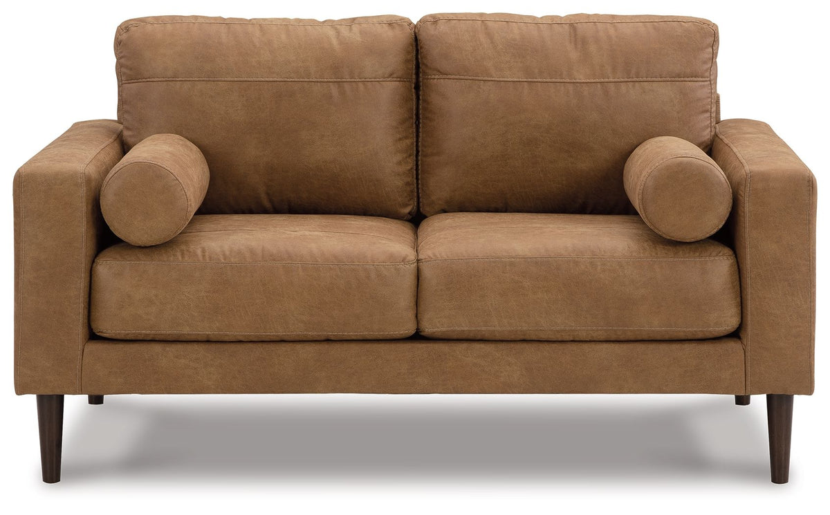 Telora - Loveseat - Caramel by Ashley – view 4