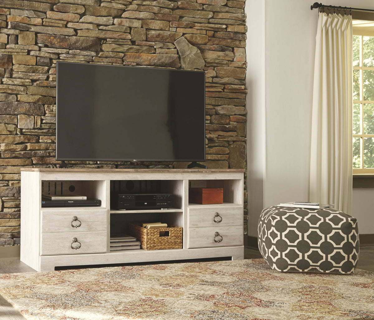 Willowton - TV Stand With Fireplace Option by Ashley – view 8