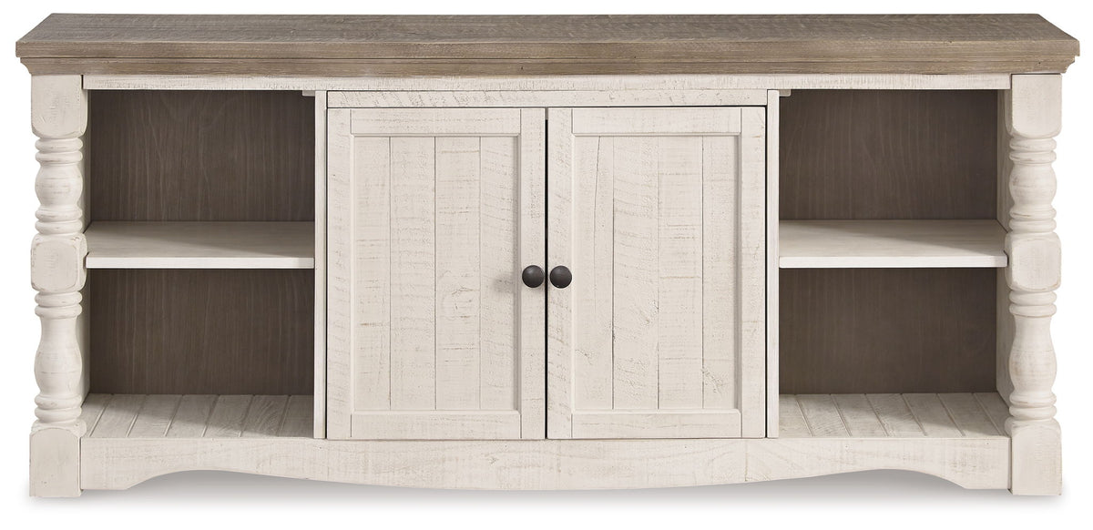 Havalance - Extra Large TV Stand - 2 Doors - Brown / Beige by Ashley – view 4