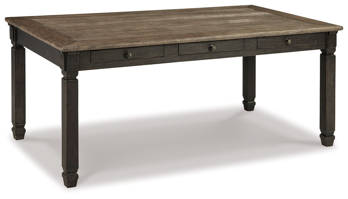 Tyler Creek - Rectangular Dining Room Table - Black / Gray by Ashley – Dining Tables