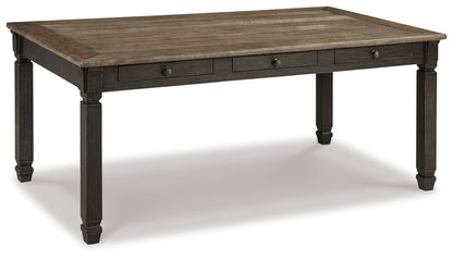 Tyler Creek - Rectangular Dining Room Table - Black / Gray by Ashley – Dining Tables