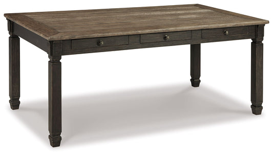 Tyler Creek - Rectangular Dining Room Table - Black / Gray by Ashley – Dining Tables