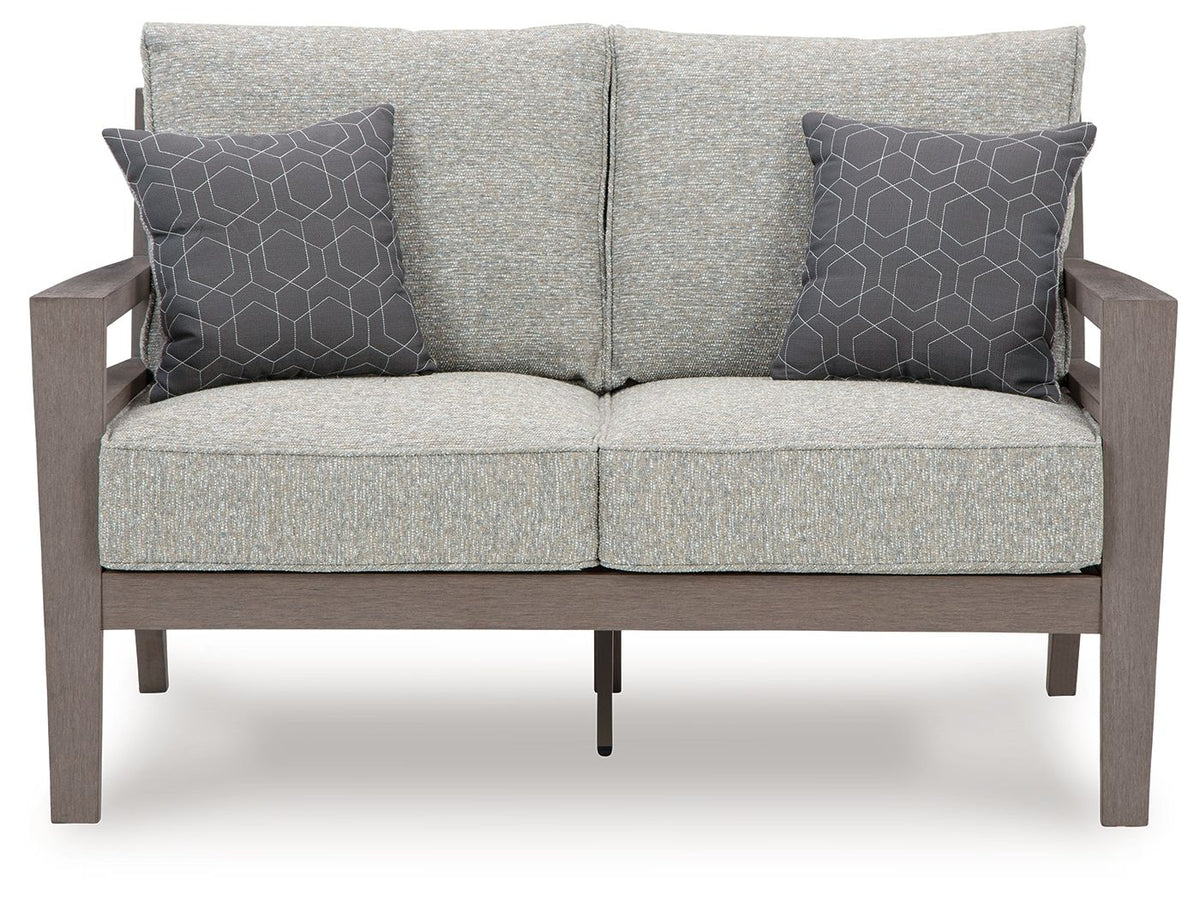 Hillside Barn - Loveseat With Cushion - Gray / Brown by Ashley – view 4