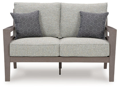 Hillside Barn - Loveseat With Cushion - Gray / Brown by Ashley – view 4